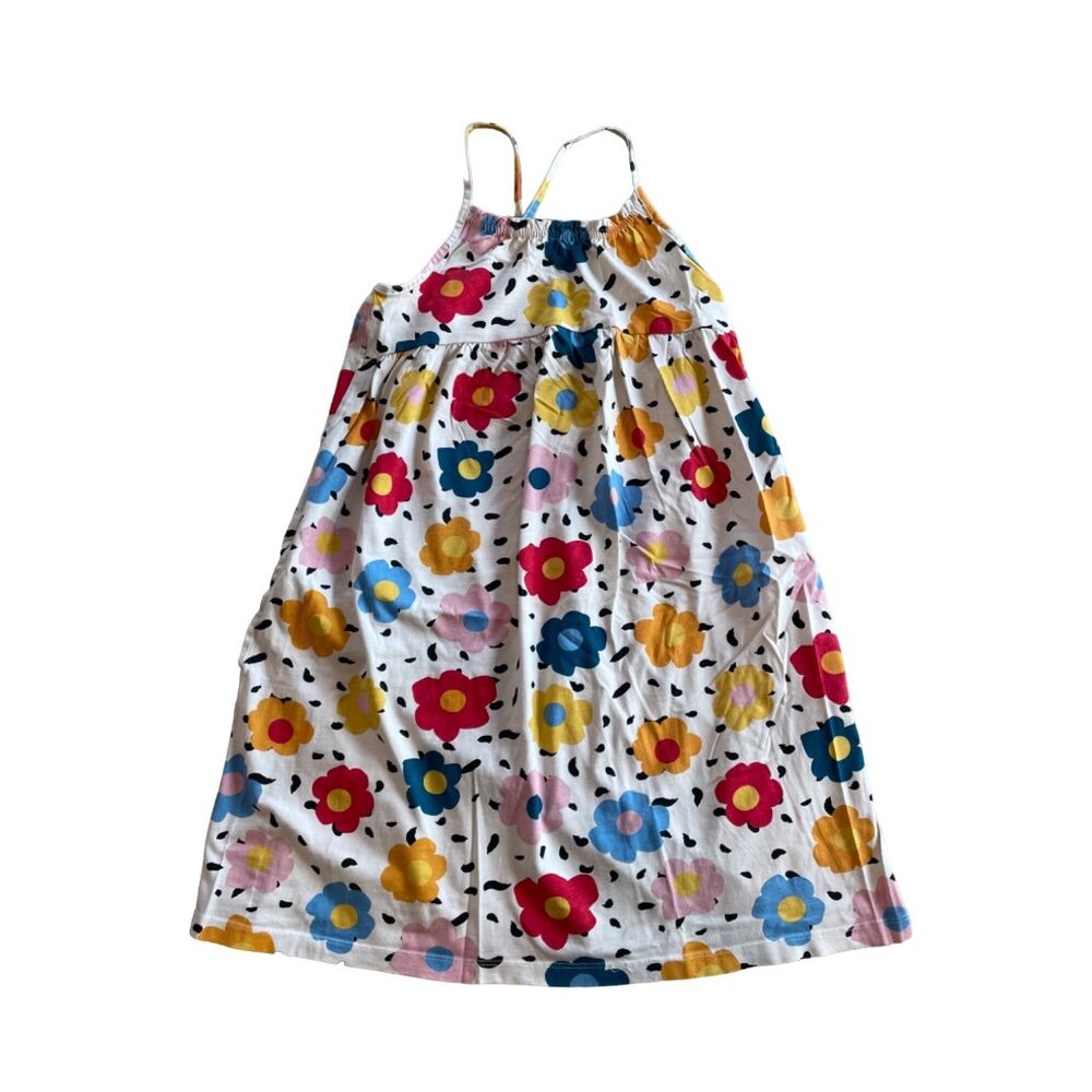 140/US 10 Hanna Andersson Floral Tiered Sun Dress